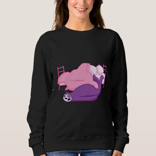 怠惰スロース67 スウェットシャツ (正面)