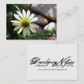 怠惰デイジーサマーデイミニプリント 名刺 (正面/裏面)
