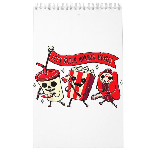 怠惰ハロウィーンの仮装女性男性怖い黒猫 カレンダー (カバー)