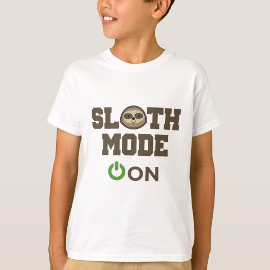 怠惰モード Tシャツ (正面)