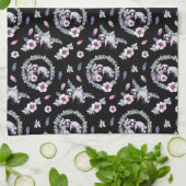 怠惰ラクーン キッチンタオル (折り畳み)