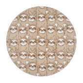 怠惰及びコーヒーパターン カッティングボード (正面)