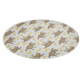 怠惰及びバナナパターン カッティングボード (角)