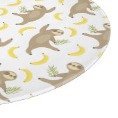 怠惰及びバナナパターン カッティングボード (角)