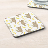 怠惰及びバナナパターン コースター (左側)