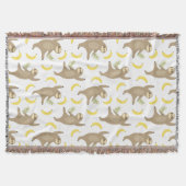 怠惰及びバナナパターン スローブランケット (正面)