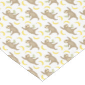 怠惰及びバナナパターン テーブルクロス (アングル)