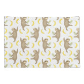 怠惰及びバナナパターン 枕カバー (裏面-右)