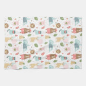 怠惰及び友人パターン キッチンタオル (横)