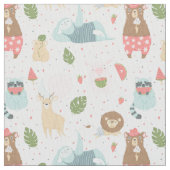 怠惰及び友人パターン ファブリック (クローズアップ)