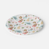 怠惰及び友人パターン ペーパープレート (アングル)