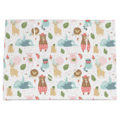 怠惰及び友人パターン ラージペーパーバッグ (正面)