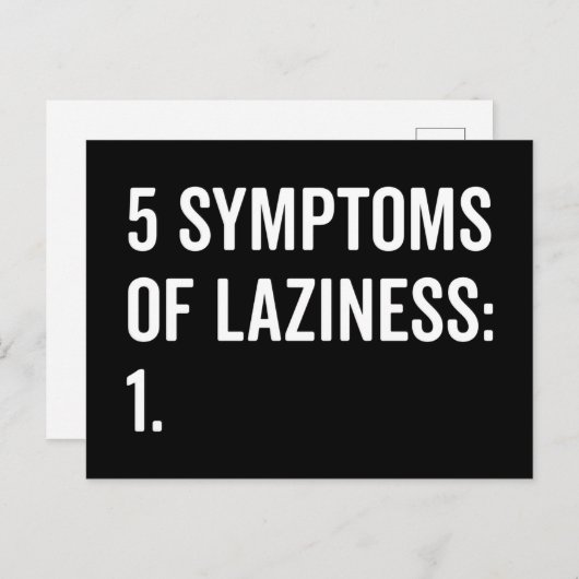 怠惰引用文症状 ポストカード (正面/裏面)