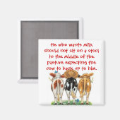 怠惰引用文 マグネット (正面/裏面)