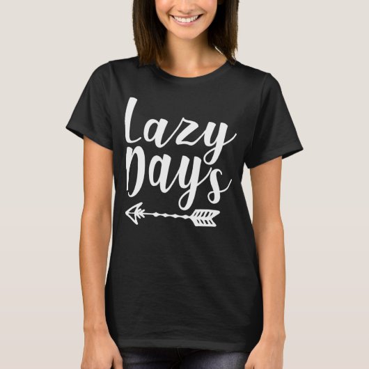 怠惰日グラフィック Tシャツ (正面)