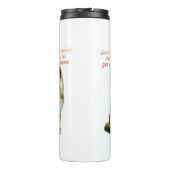 怠惰猫好きおもしろいかわいい猫 タンブラー (裏面)