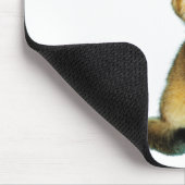 怠惰猫好きおもしろいかわいい猫 マウスパッド (コーナー)