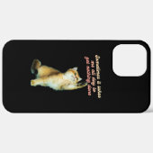 怠惰猫好きおもしろいかわいい猫 Case-Mate iPhoneケース (裏面 / 右)