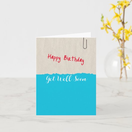 怠惰誕生日カード カード (黄色い花)