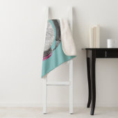 怠惰|の身に着けているヘッドホーンのポートレート シェルパブランケット (インサイチュ)