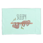 怠惰&スリーピーキュートスロッスデザイン,リバーシブル 枕カバー (正面右)