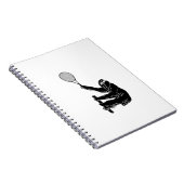 怠惰-テニスラケットとの怠惰--を遊ぶテニス ノートブック (右側)