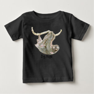 怠惰、ミイラ"大きい抱擁"を持つベビー ベビーTシャツ