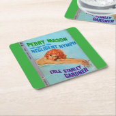 怠慢なニンフの表紙のペリーの石大工の例 スクエアペーパーコースター (アングル)