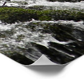 急いでいる水…... ポスター (角)