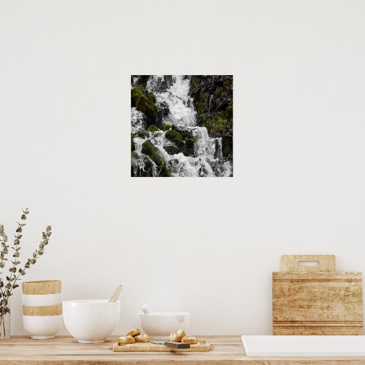 急いでいる水…... ポスター (キッチン)