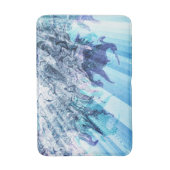 急いでいる海…... バスマット (正面縦)