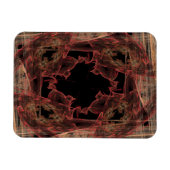 急いでいる赤 マグネット (横)