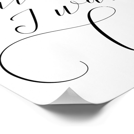 急いでケーキ子供のプロッショ結婚ンのサインが欲しい ポスター (角)