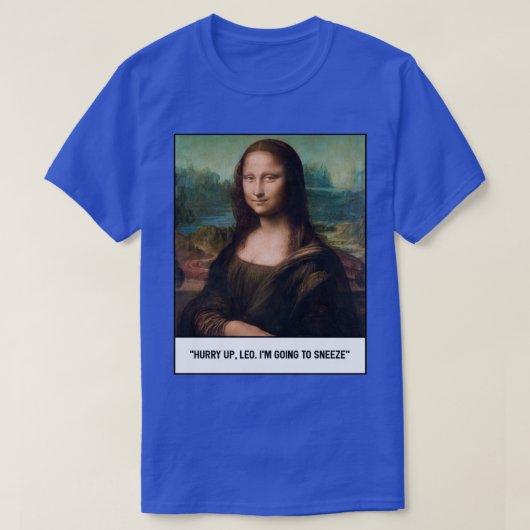 急いでレオIx27mくしゃみレマスタアートへ Tシャツ (デザイン正面)