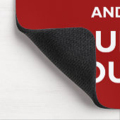 急いで出走のまわりにる マウスパッド (コーナー)