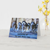 急いで君に言恋しく思った カード (黄色い花)