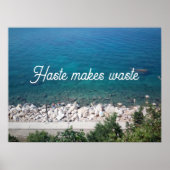 急いで廃棄物引用文海ポスターを作成 ポスター (正面)