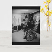 「急いで待て」お見舞いカード カード (黄色い花)