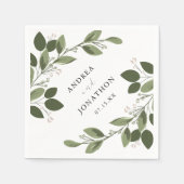 急いで急結婚いで スタンダードカクテルナプキン (正面)