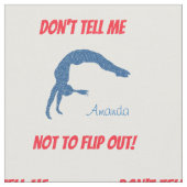 急いで逃げるなんて言うなよ！体操 ファブリック (クローズアップ)