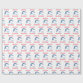 急いで逃げるなんて言うなよ！体操 ラッピングペーパー (フラット)