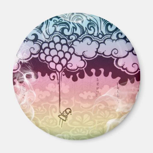 急いで遠くに行く マグネット (正面)