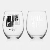 急いで飲買み眼鏡 ステムなしワイングラス (裏面)