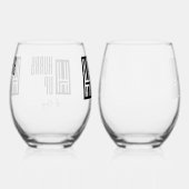 急いで飲買み眼鏡 ステムなしワイングラス (右)