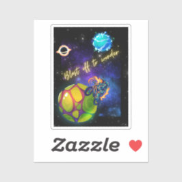 急いで～に行疑問に思く シール