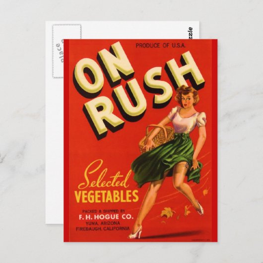 急いで ポストカード (正面/裏面)