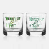 急いで&買カスタム眼鏡 ウイスキーグラス (裏面)