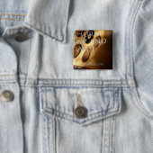 急がせ、ボタンを待って下さい 缶バッジ (インサイチュ)