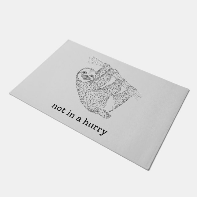 急がない ドアマット (アングル)