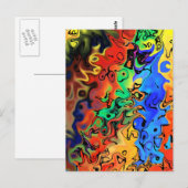 急がない：抽象芸術44 ポストカード (正面/裏面)